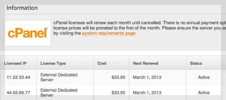 cpanel-licenses